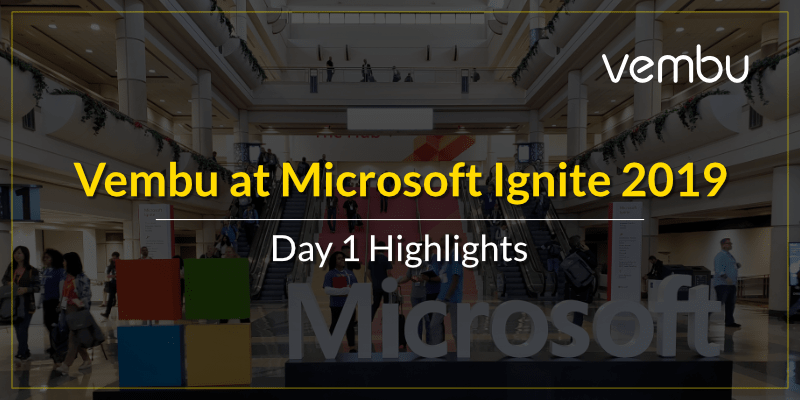 2019年微软Ignite大会上的Vembu