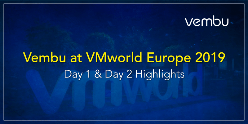 Vembu在2019年欧洲虚拟世界